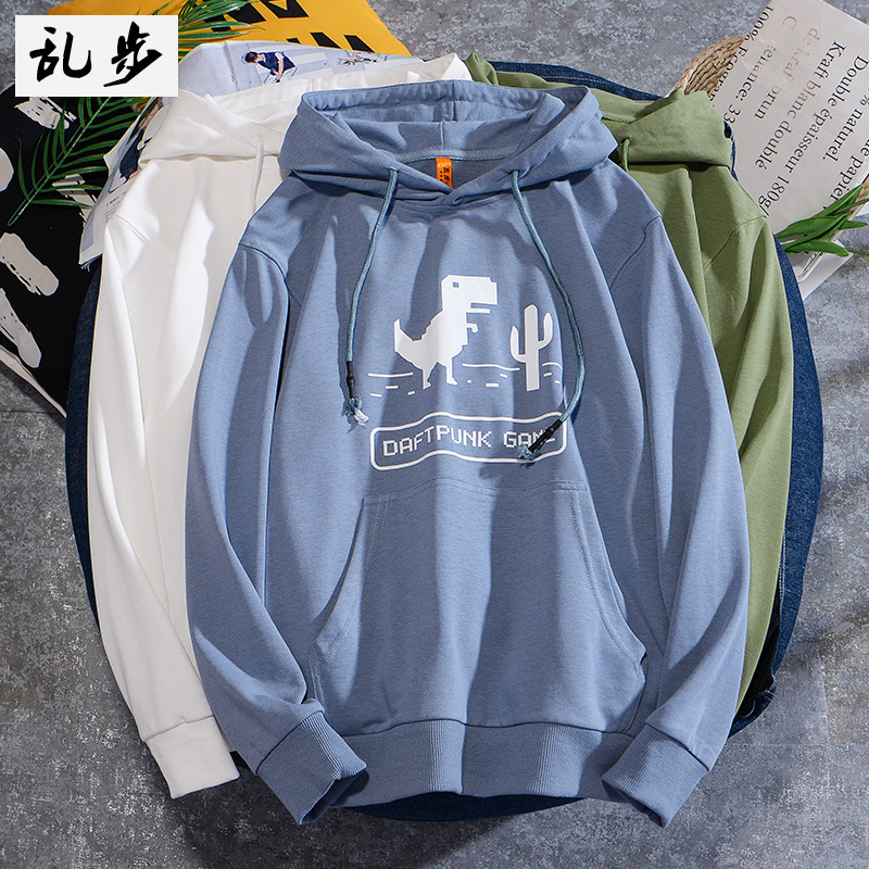 宽松连帽卫衣乱步套头日系