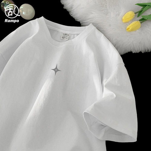 260G纯棉短袖t恤男生夏季新款潮