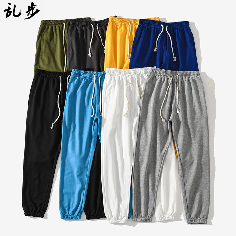 阔腿束脚学生韩版潮流休闲长裤