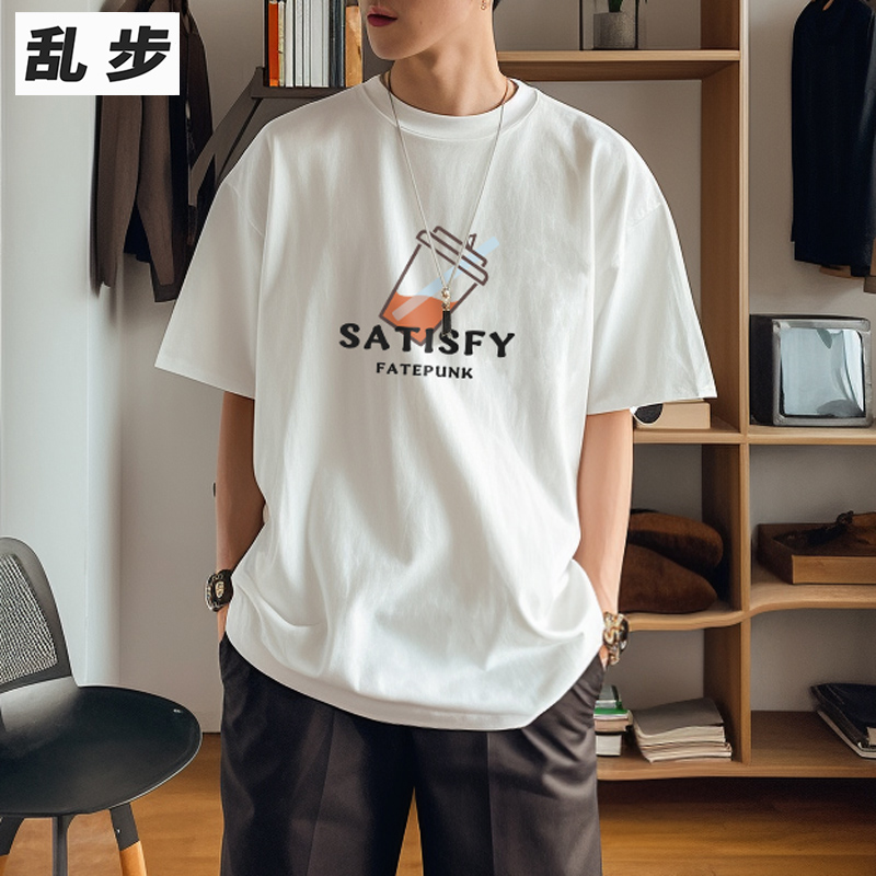短袖男潮牌夏季宽松ins百搭t恤