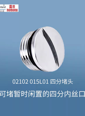 雷井水管堵塞头全铜4分6分外丝闷头堵墙上进水口管堵四六分堵头