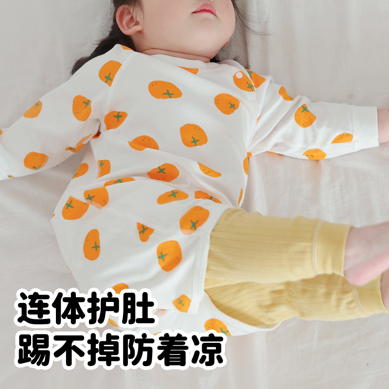 婴儿睡袍秋冬宝宝睡衣暖气房纯棉睡袋连体衣春秋薄款防踢睡裙儿童