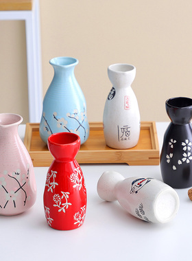 微丰 日式陶瓷酒具套装清酒壶酒盅白酒壶分酒器家用温酒器果酒壶