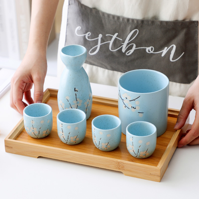 日式清酒壶陶瓷酒具套装温酒壶家用小号白酒杯烫酒壶烧酒壶烈酒杯