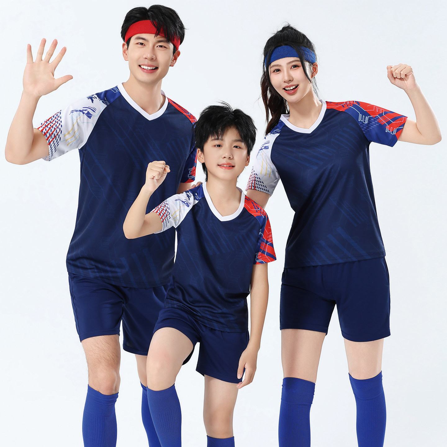 对克足球训练服比赛服图片