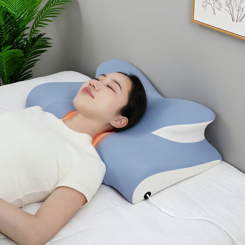 跨境爆款蝶形记忆棉枕头记忆枕颈