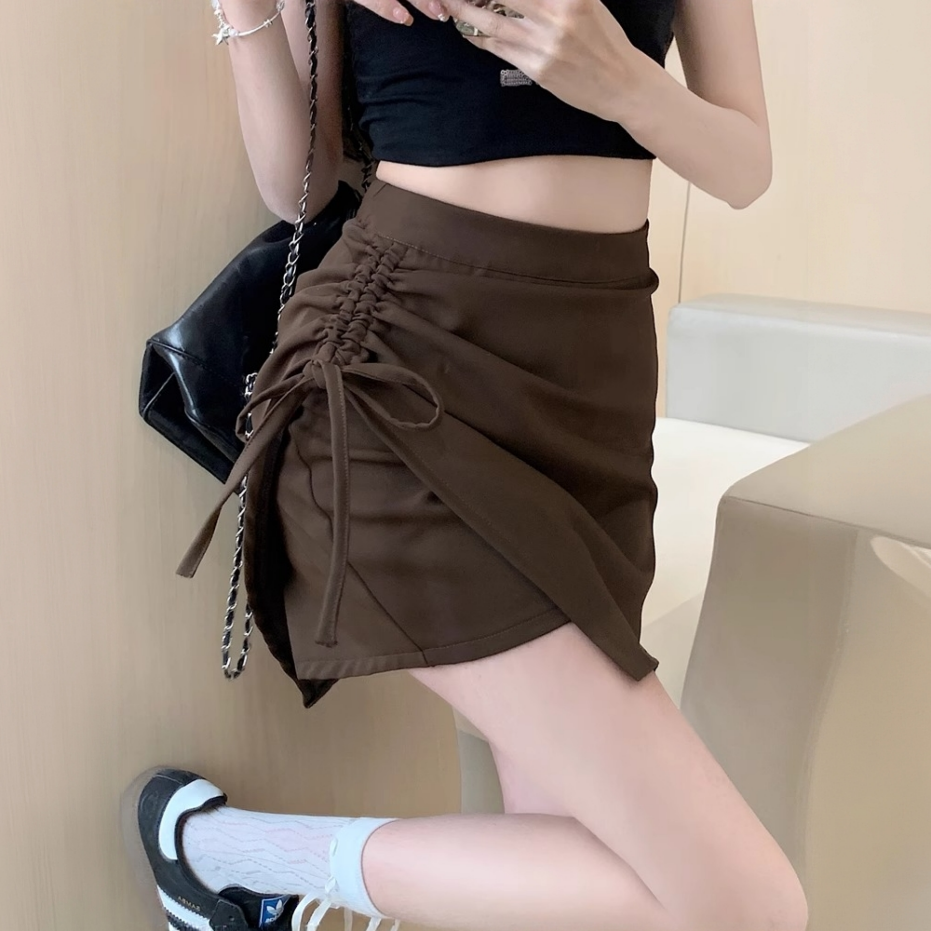 大码半身裙短裙女a字裙裤