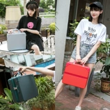 Сумка-органайзер, сумка через плечо, портативный чемодан, маленькая коробка, в корейском стиле, 16 дюймов