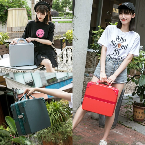 Сумка-органайзер, сумка через плечо, портативный чемодан, маленькая коробка, в корейском стиле, 16 дюймов