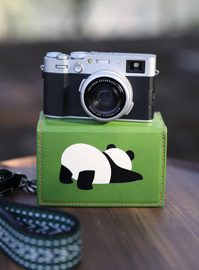 蠢小鱼纯手工缝适用于富士X100V/X100VI/X30ii/S2000/X100F/X100S/X30卡片相机包保护套配件斜挎真牛皮内胆包