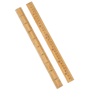 竹尺测量衣服尺子服装裁缝工具量衣尺老式量布尺长直尺30cm竹木尺