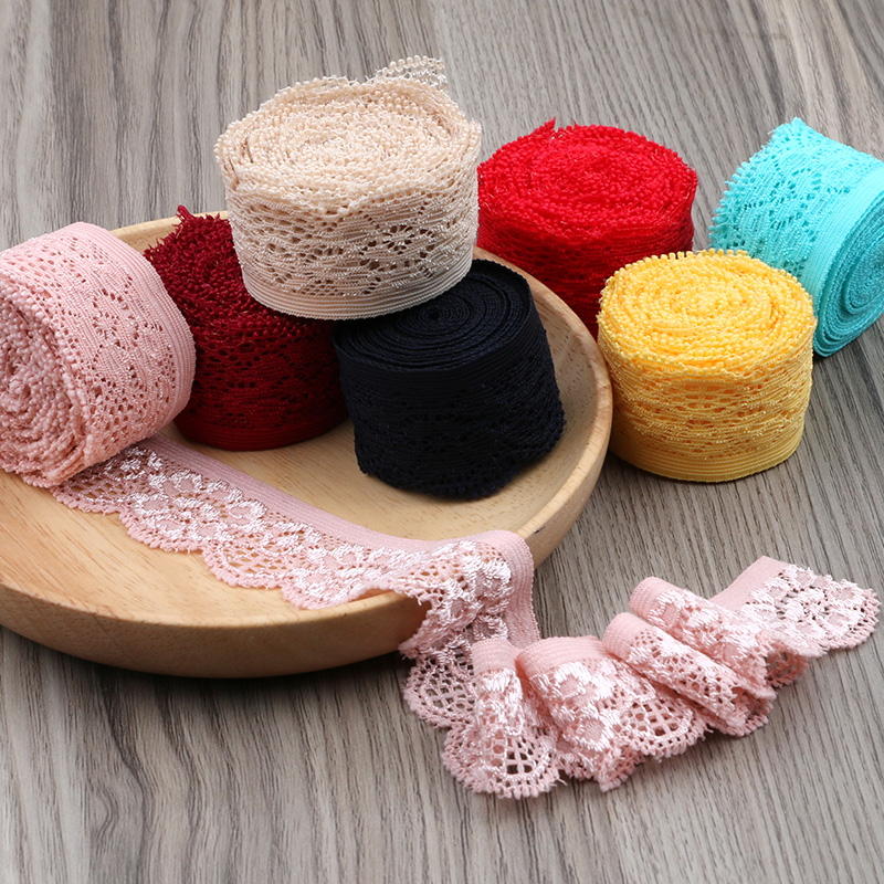 2米带弹力蕾丝花边diy手工diy