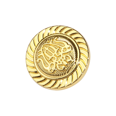 金色扣子圆形西装大衣纽扣装饰