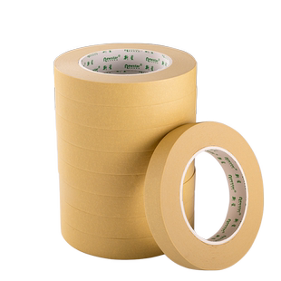 新星耐高温美纹纸胶带美纹纸皱纹纸高温胶纸 粘性强不易留胶喷漆烤漆遮蔽加厚150度40分钟烘烤过锡炉纸胶带