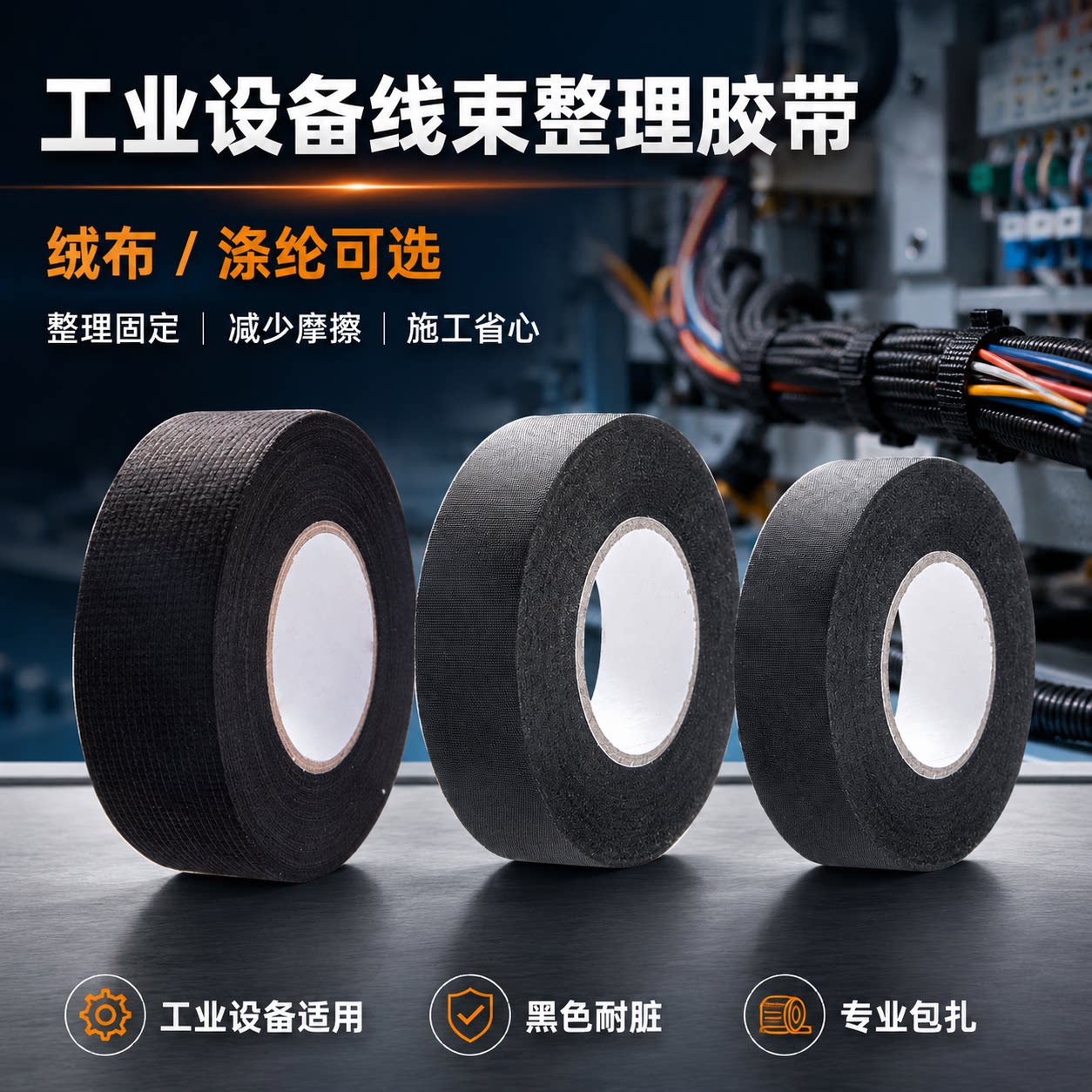 新星工业用线束胶带防护绝缘耐磨图片