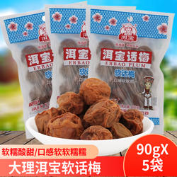 云南大理洱宝软话梅果脯蜜饯零食梅子洱源青梅软糯酸甜孕妇90g