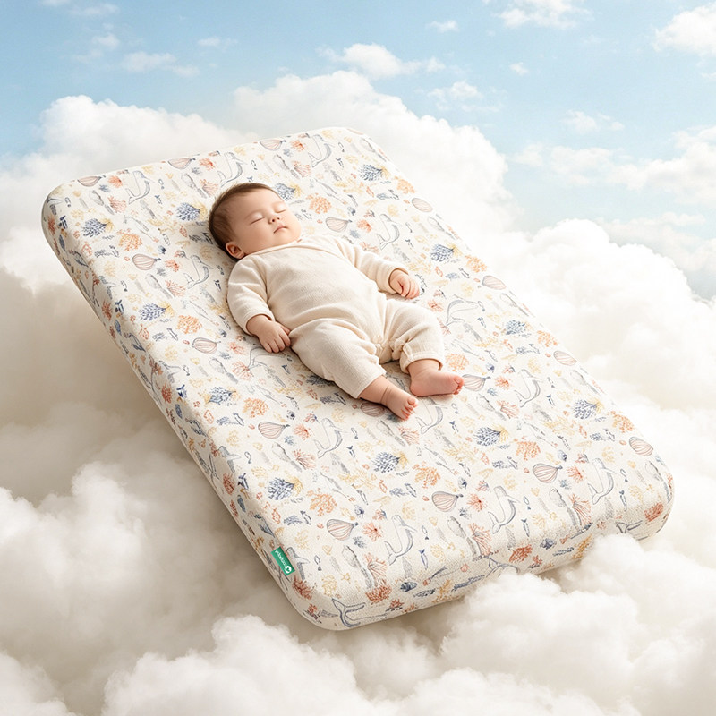 coolbaby婴儿床笠a类拼接床床单