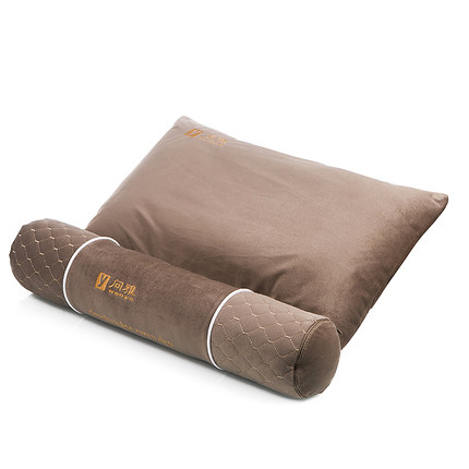 问雅颈椎枕 决明子护颈枕成人单人保健枕 圆形糖果枕圆枕颈椎枕头