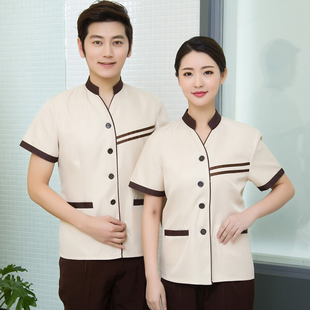 保洁服短袖物业清洁服装宾馆客房工作服长袖酒店楼层PA制服夏套装