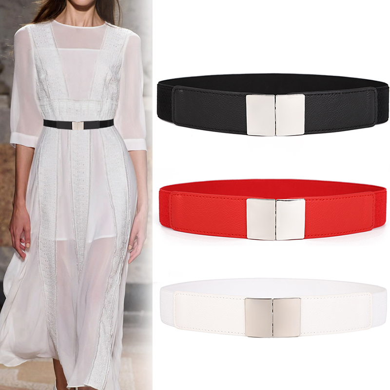 2019新款装饰弹力腰带女时尚简约百搭松紧腰封束腰黑色配裙子毛衣在类目 服饰配件/皮带/帽子/围巾, 腰带/皮带/腰链中 - 来自Buy2taobao.com提供专业的淘宝代购服务