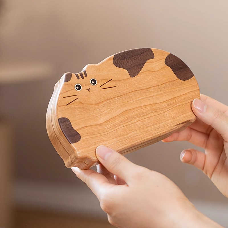 猫咪首饰盒收纳盒卡通可爱