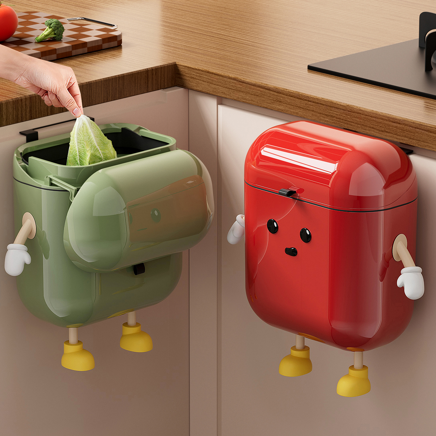 厨房壁挂垃圾桶家用专用