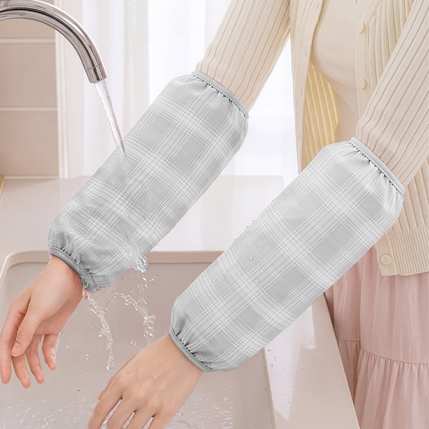 2026新款防水防油羽绒服袖套耐脏