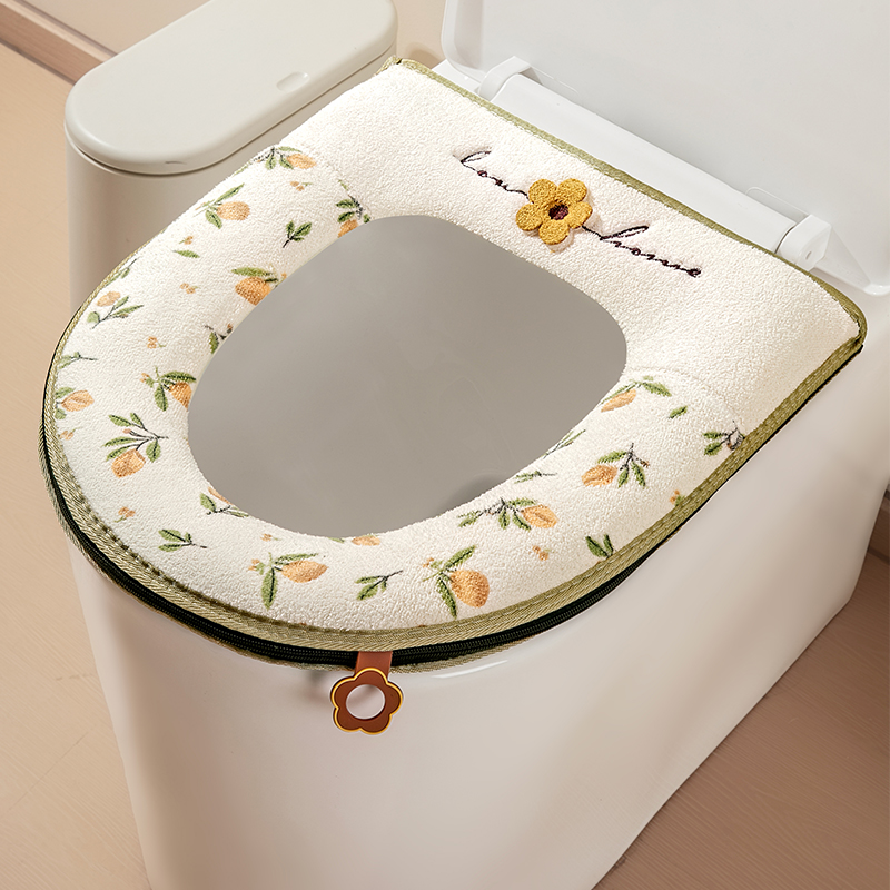 防水加绒加厚马桶垫冬季