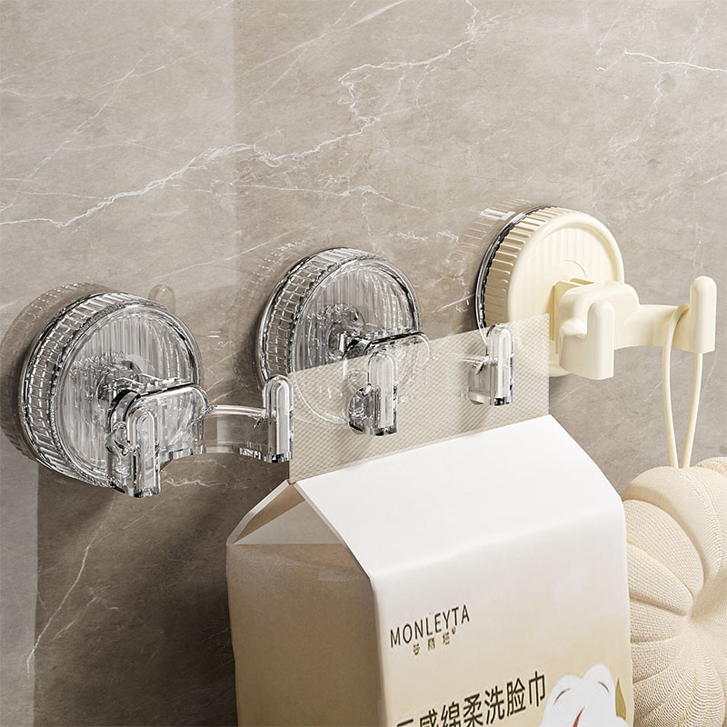 双头吸盘挂钩免打孔强力承重