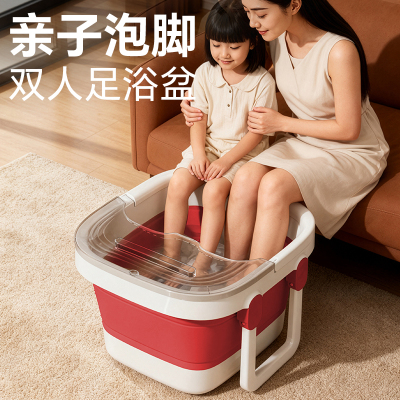 泡脚桶双人大容量折叠泡脚盆加大