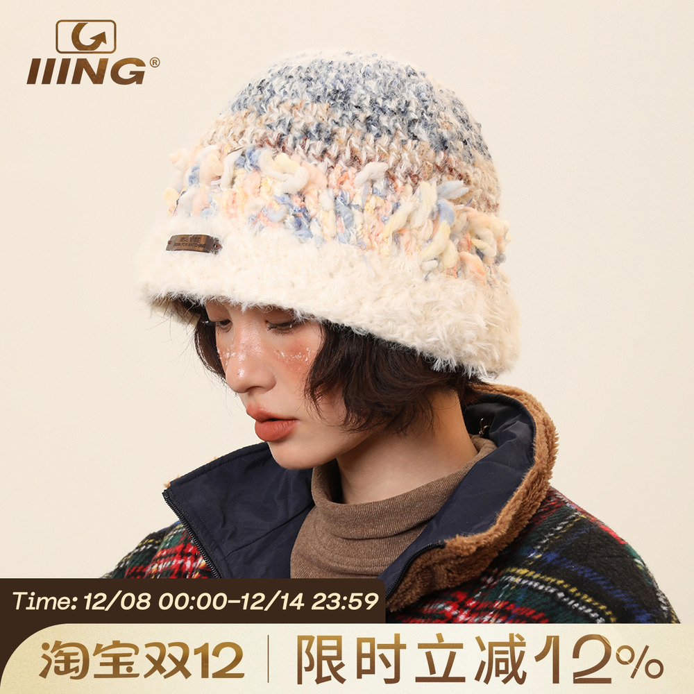 多巴胺彩色百搭显脸小渔夫帽