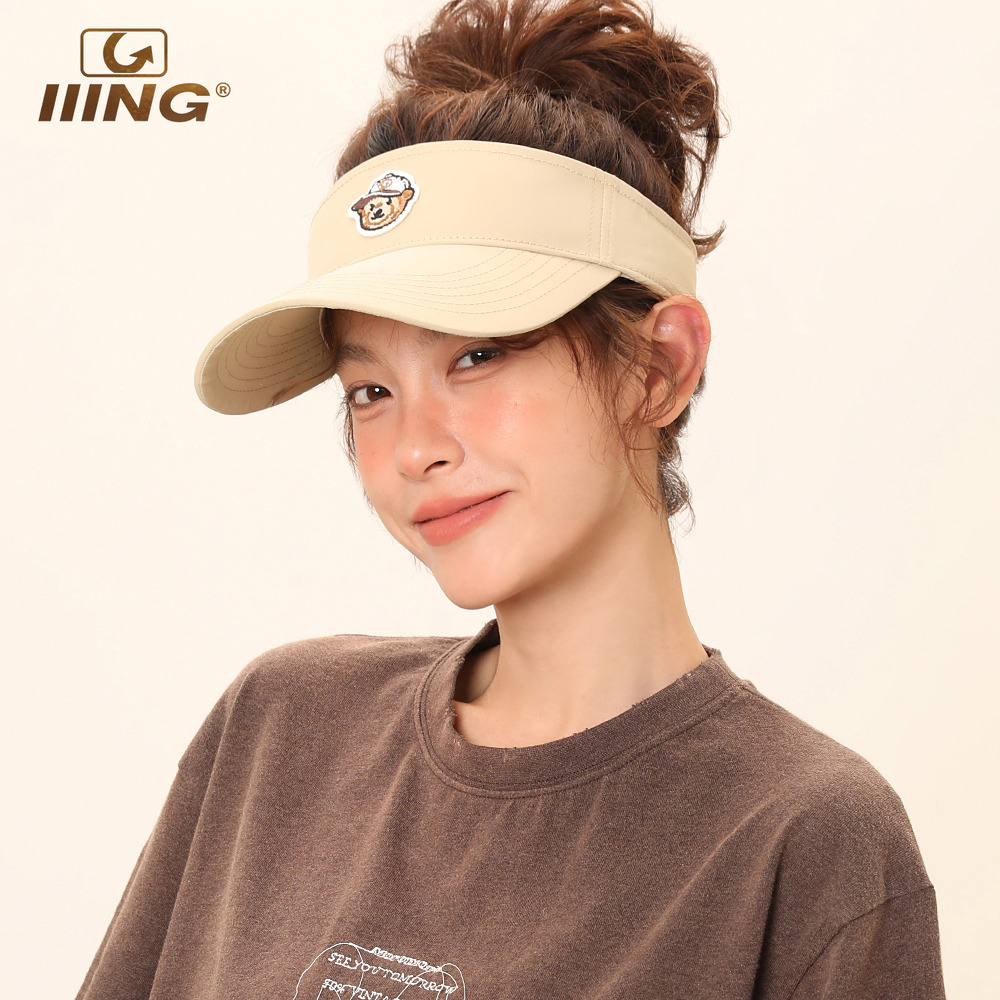IIING帽控原创小熊刺绣遮阳帽