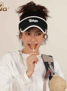 IIING帽控 运动空顶帽子女2025春夏季新款休闲防晒鸭舌帽遮阳帽男