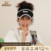 新款 IIING帽控 运动空顶帽子女2025春夏季 休闲防晒鸭舌帽遮阳帽男