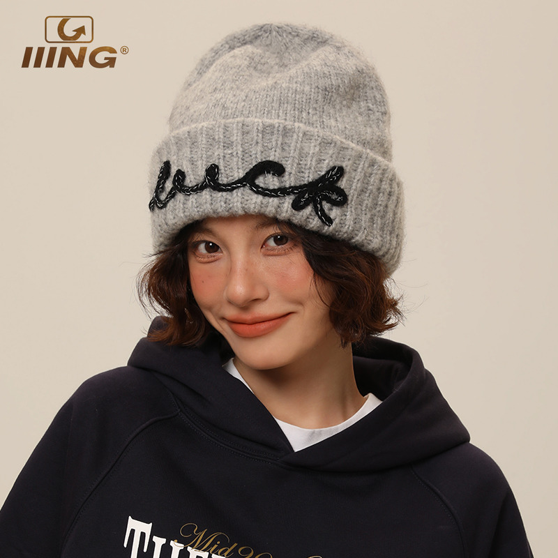 IIING帽控美式复古针织帽