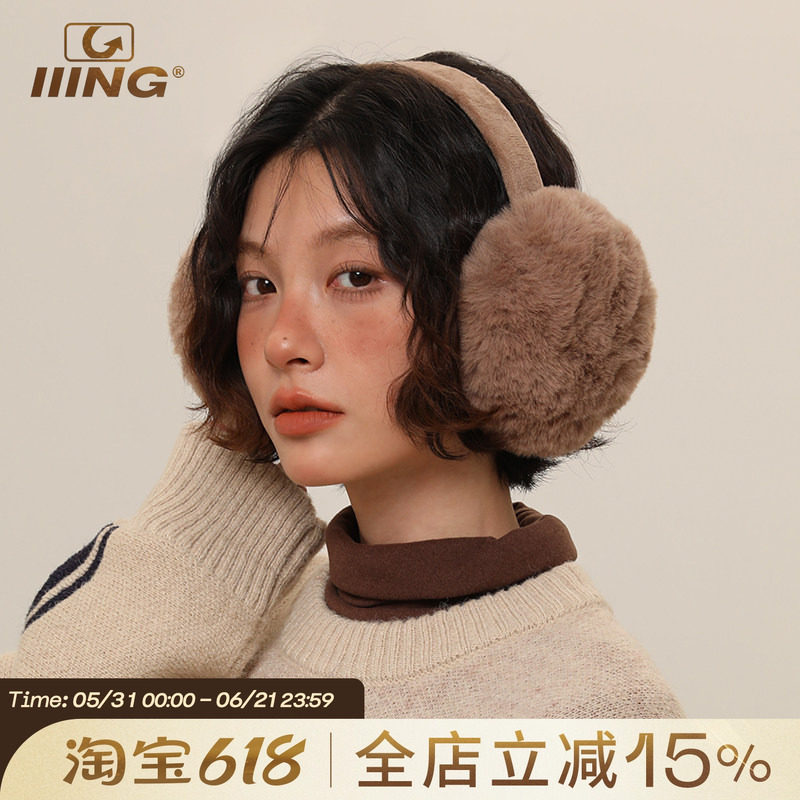 耳罩女冬2025新款加厚毛绒保暖防冻耳捂学生骑车防风防寒耳套耳暖