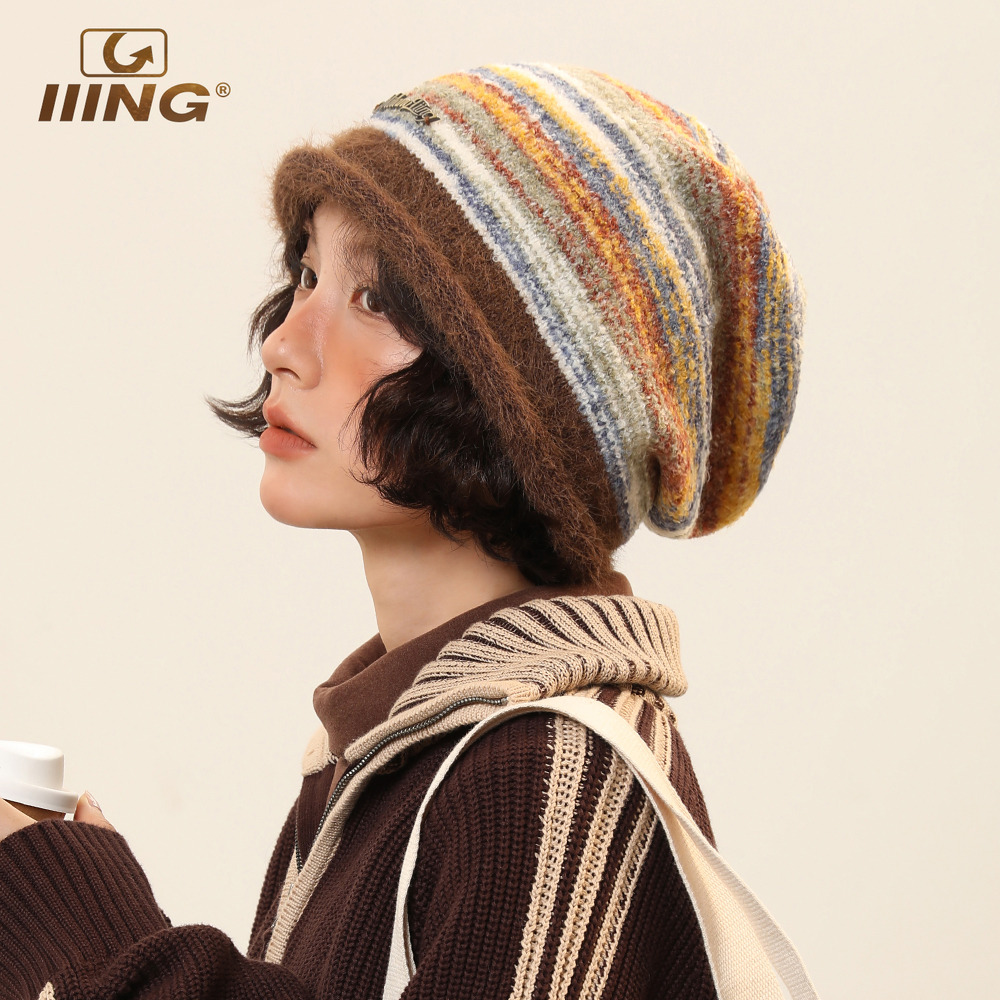 IIING帽控美拉德风堆堆帽