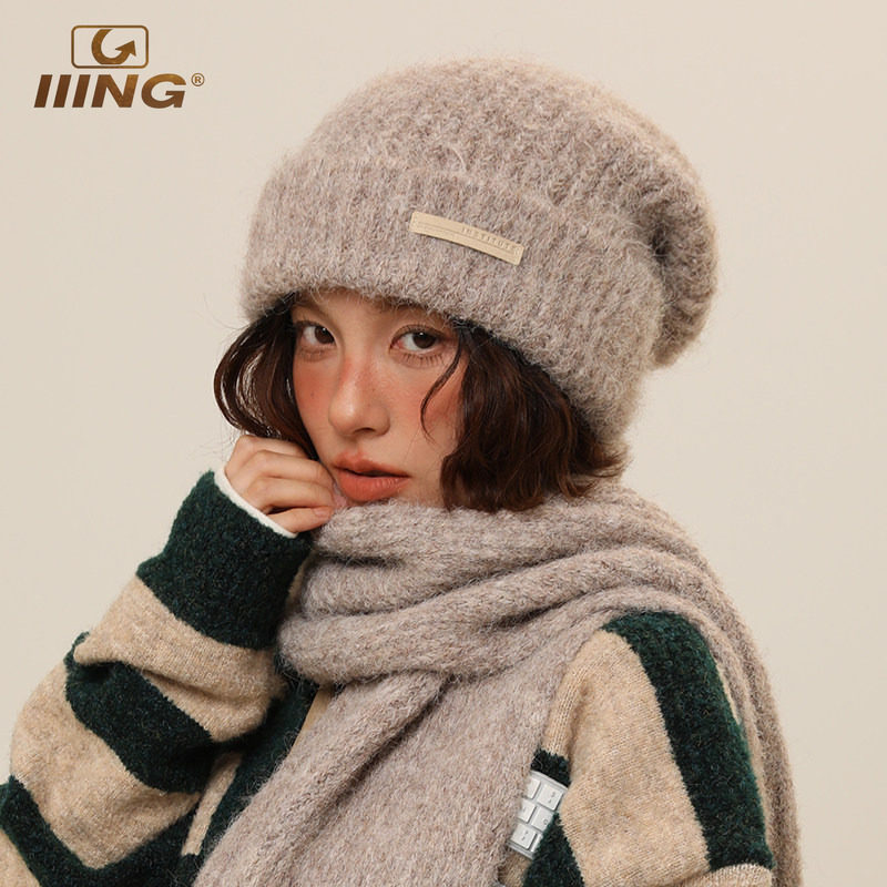 IIING帽控织唛标针织帽图片