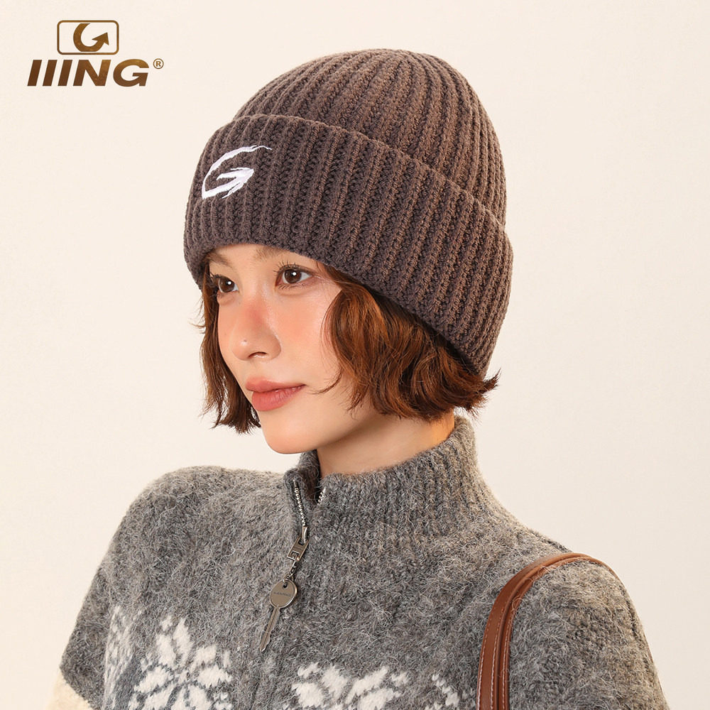 IIING帽控 冬季保暖帽子针织帽女2025新款简约百搭显脸小毛线帽男,服饰配件/皮带/帽子/围巾,帽子,淘宝优惠券,粉丝福利购,淘宝优惠卷