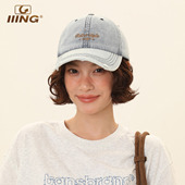 棒球帽宽帽檐大脸显脸小女款 加大加深复古鸭舌帽 大头围帽子春夏季