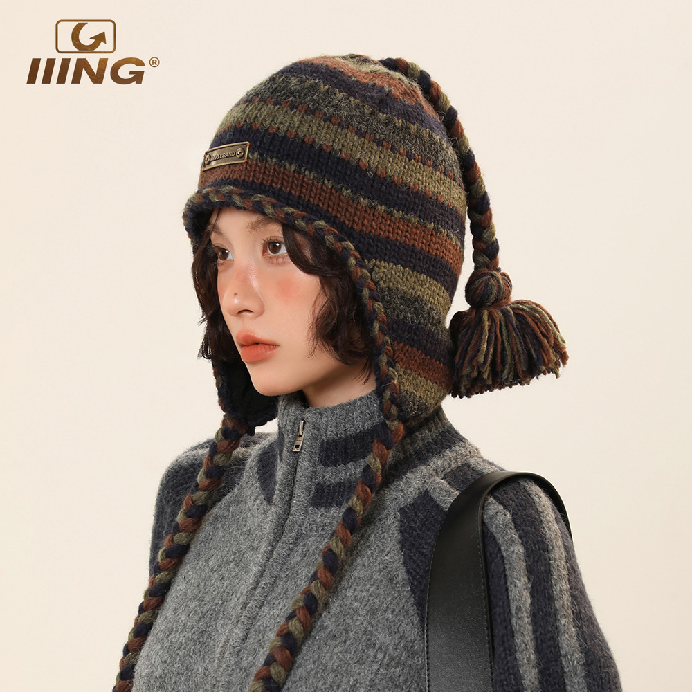 IIING帽控尼泊尔手工辫子帽