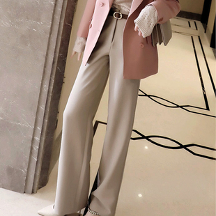 飒爽“神裤”立瘦十斤！腿长利器 挺括立体耐磨 休闲阔腿裤春秋