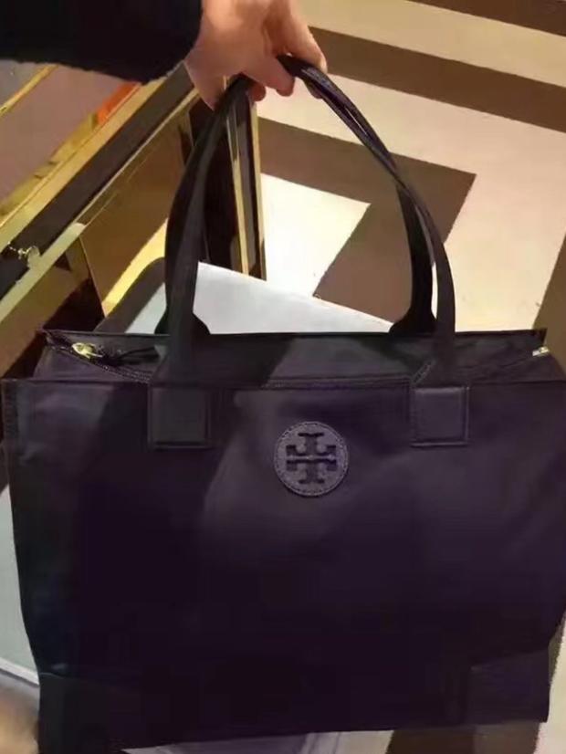 2018爆款專柜團購限時限量TB單肩手提尼龍購物袋女士大包包郵