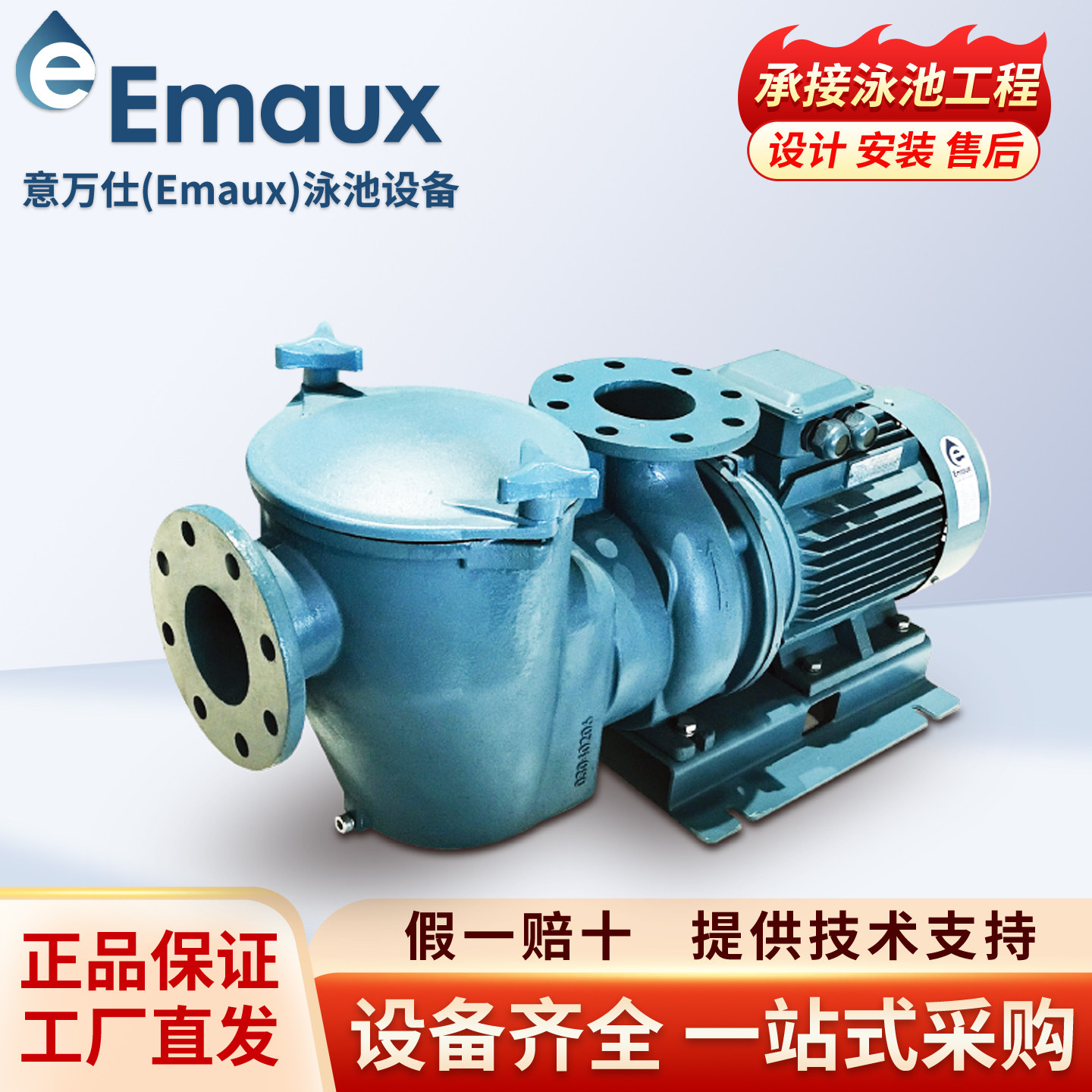 EMAUX泳池循环水泵铸铁泵商用