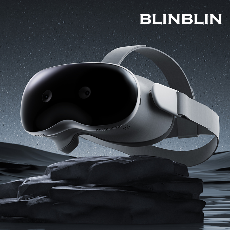 BLINBLIN VR眼镜一体机AR智能眼镜3D虚拟现实体感游戏机串流头戴显示器观影MR虚拟实现眼镜 智能设备 智能眼镜/VR设备 原图主图