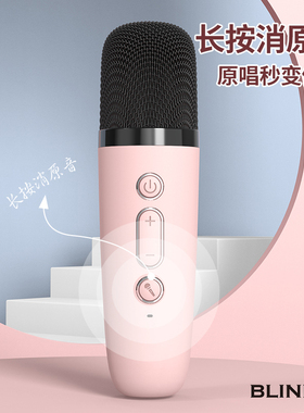 BLINBLIN麦克风蓝牙音响K歌音箱无线蓝牙麦克风音箱K歌开会P2音箱