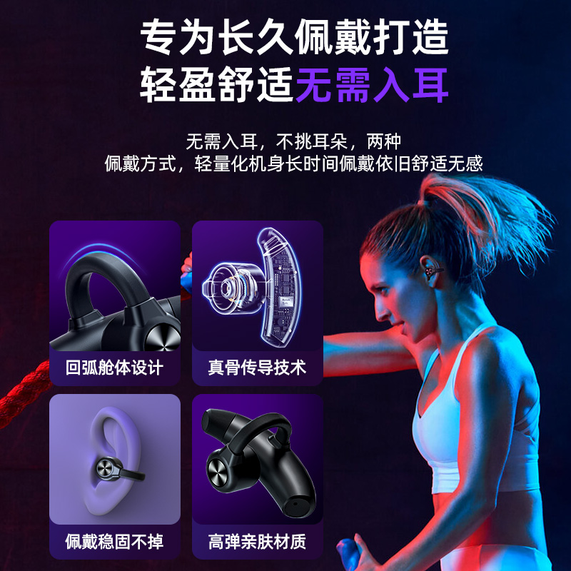 DACOMGW1骨传导蓝牙耳机