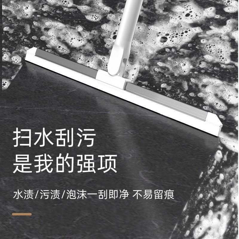 跨境大号免手洗魔术扫把家用款硅胶拖把刮地刮水一刮即净懒人神器