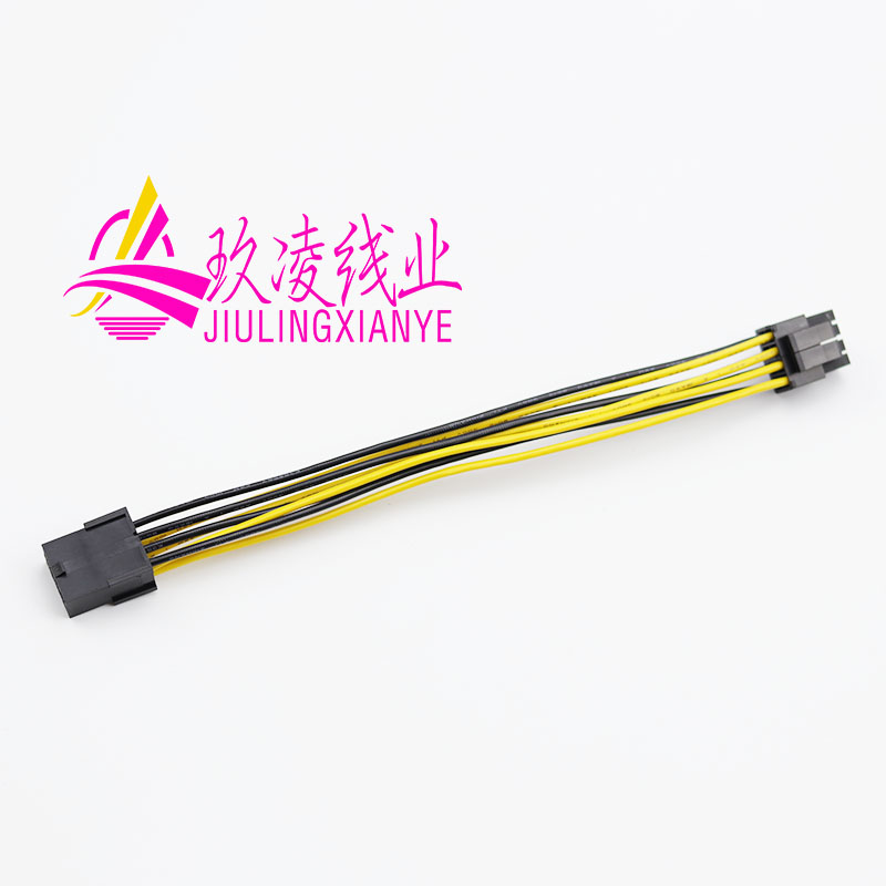 电源高端显卡8pin转CPU8pin 供电转接线 显卡8P转CPU8P 8转8