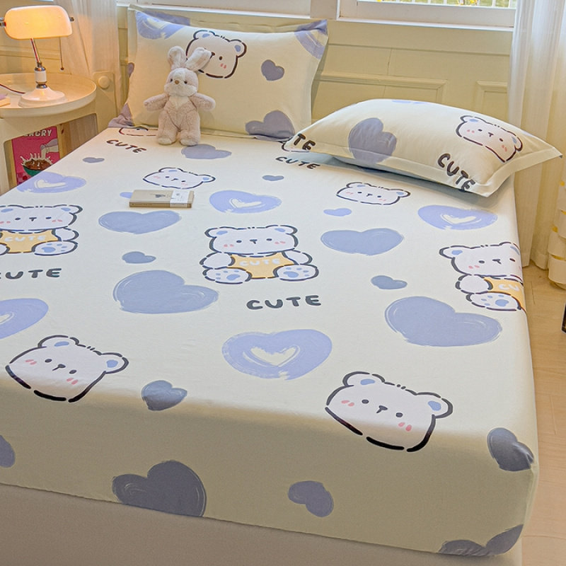 A类母婴级100全棉床笠单件床垫保护套防尘罩四季通用床罩三件套,床上用品,床笠,淘宝优惠券,粉丝福利购,淘宝优惠卷